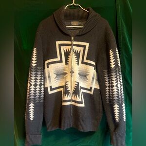 Pendleton Zip-up Wool Sweater